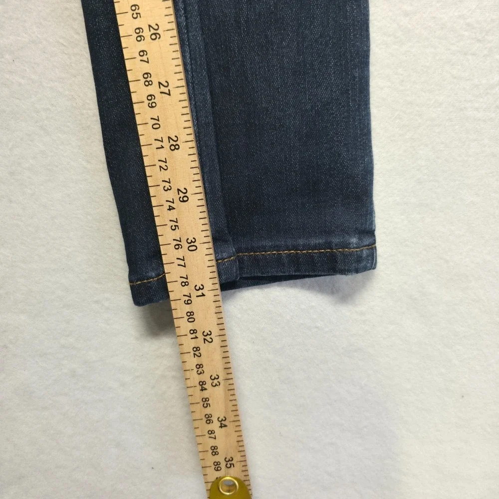 Lee Women's Relaxed Fit Straight Leg Denim Blue Jeans Size 12 Medium (30X31)